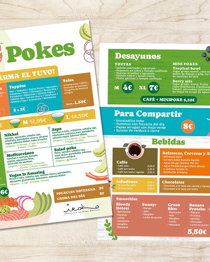 Carta de restaurante